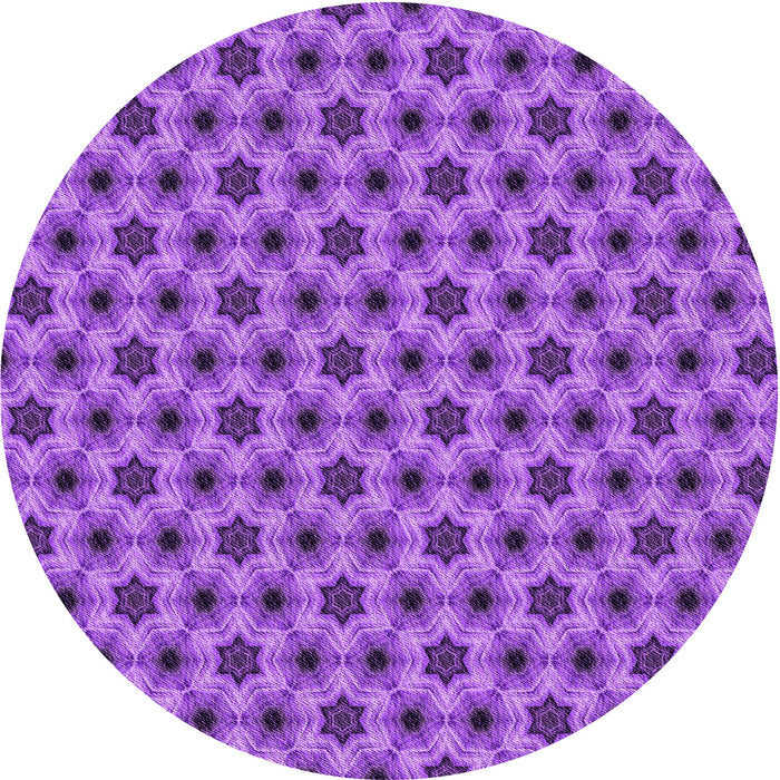 Square Patterned Purple Rug, pat361pur