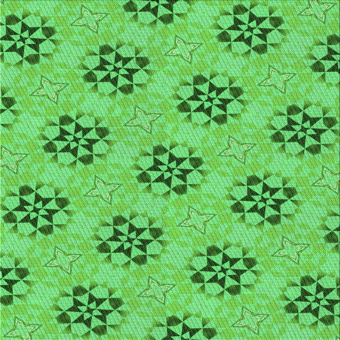 Round Machine Washable Transitional Neon Green Rug, wshpat3610grn