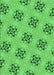 Patterned Neon Green Rug, pat3610grn