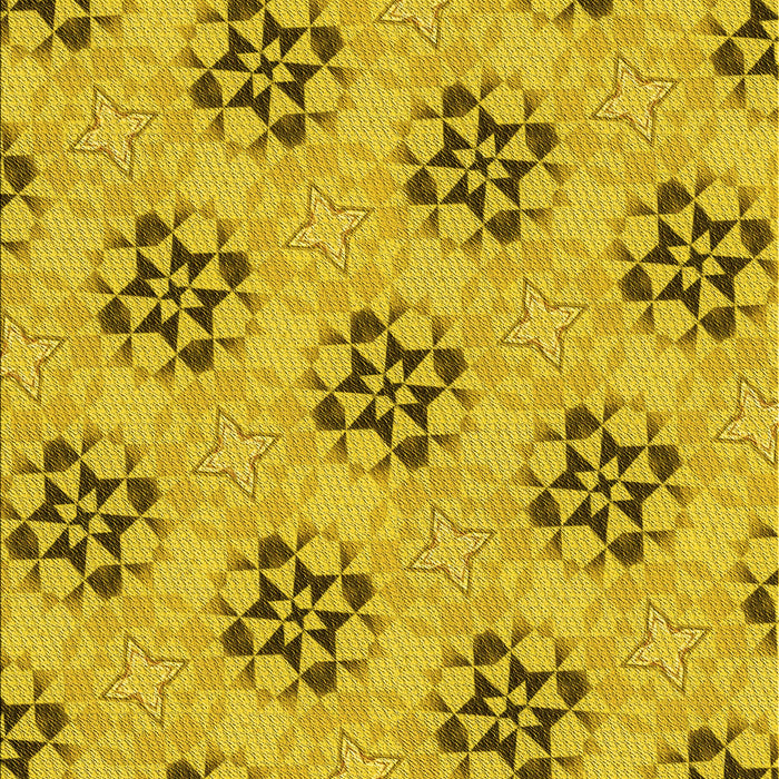 Machine Washable Transitional Dark Golden Brown Rug, wshpat3610yw