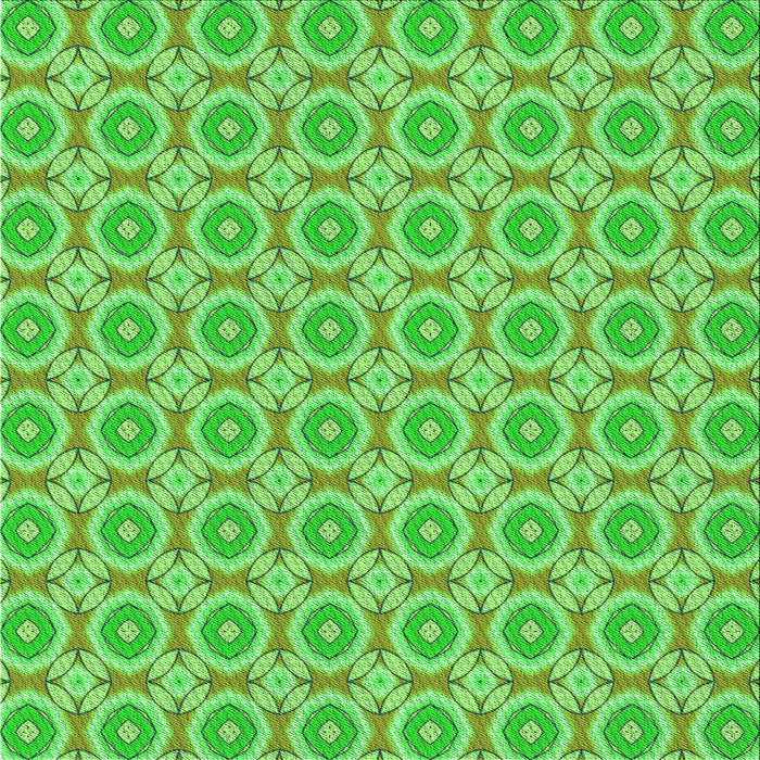 Round Machine Washable Transitional Emerald Green Rug, wshpat3611grn