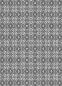 Machine Washable Transitional Dark Gray Rug, wshpat3611gry