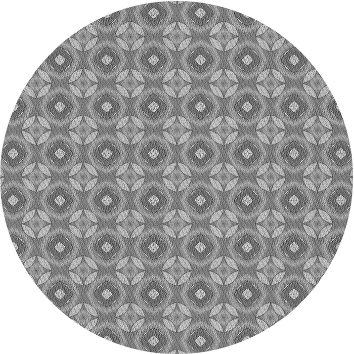 Square Machine Washable Transitional Dark Gray Rug in a Living Room, wshpat3611gry