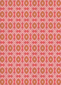 Machine Washable Transitional Light Salmon Pink Rug, wshpat3611rd