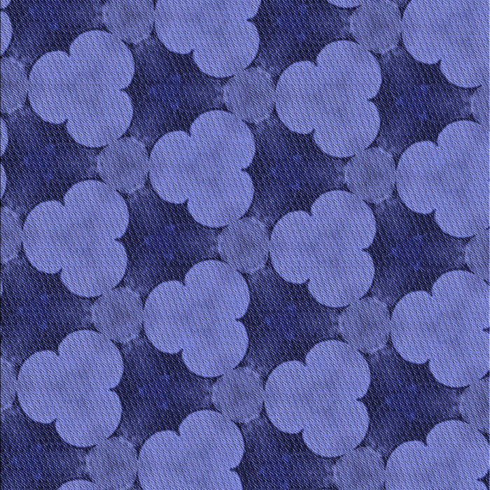 Patterned Light Slate Blue Rug, pat3612blu
