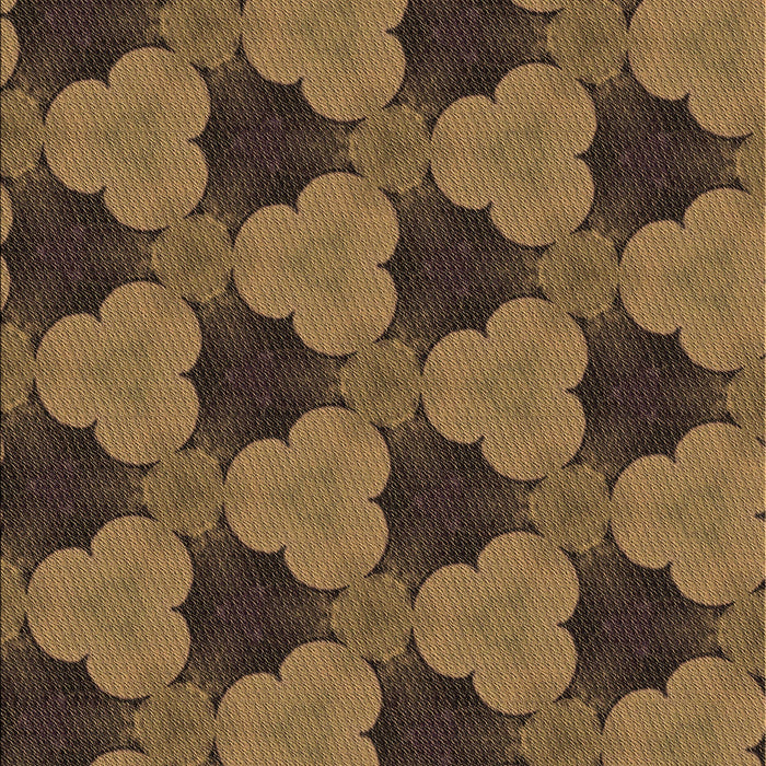 Patterned Cinnamon Brown Rug, pat3612brn