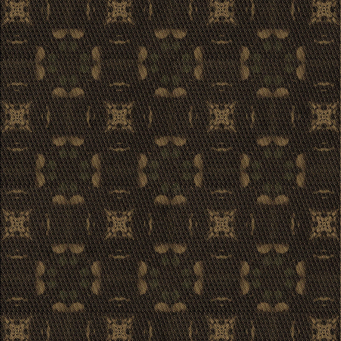 Machine Washable Transitional Black Rug, wshpat3613brn