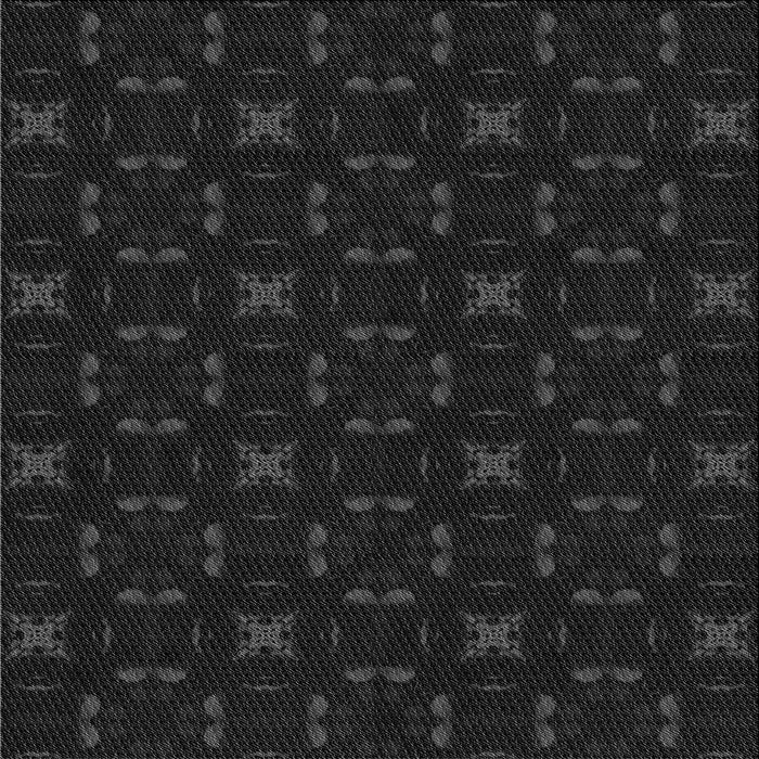 Round Machine Washable Transitional Black Rug, wshpat3613gry