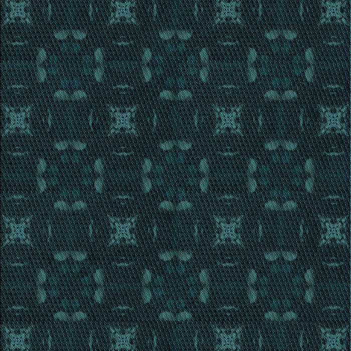 Machine Washable Transitional Black Rug, wshpat3613lblu