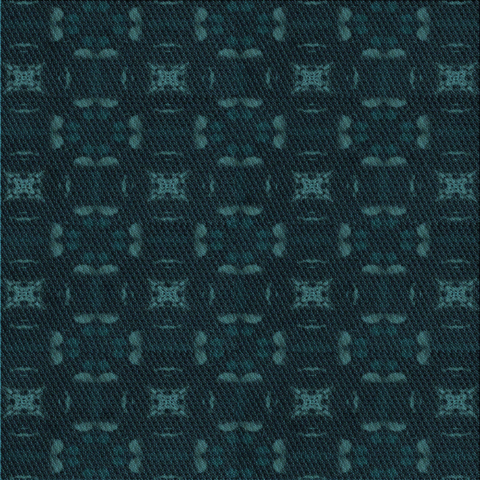 Round Machine Washable Transitional Black Rug, wshpat3613lblu