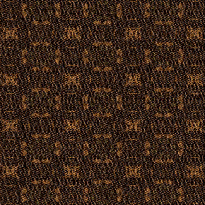 Round Machine Washable Transitional Dark Bronze Brown Rug, wshpat3613org