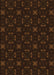 Machine Washable Transitional Dark Bronze Brown Rug, wshpat3613org