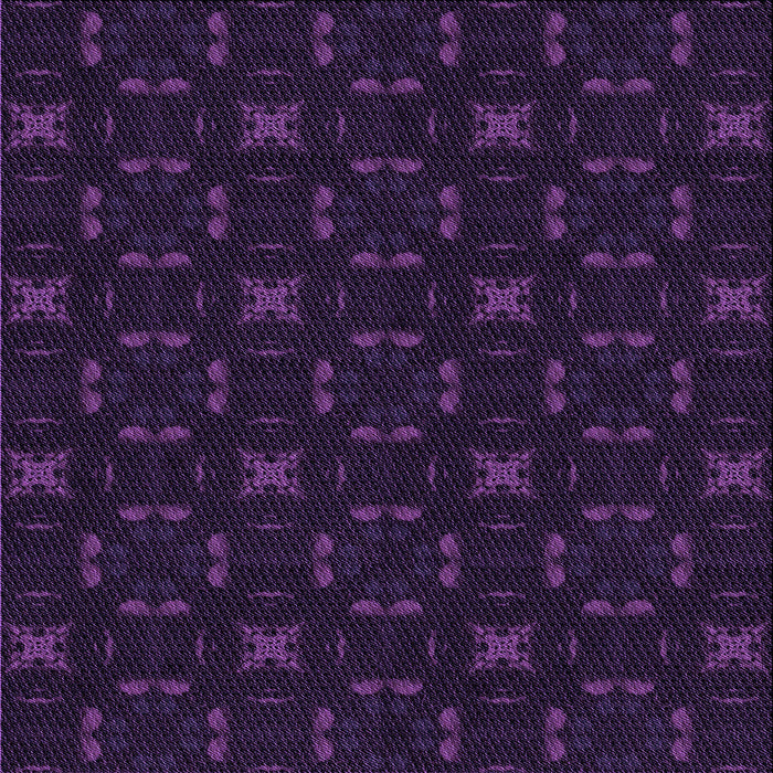 Round Machine Washable Transitional Deep Purple Rug, wshpat3613pur