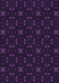 Machine Washable Transitional Deep Purple Rug, wshpat3613pur
