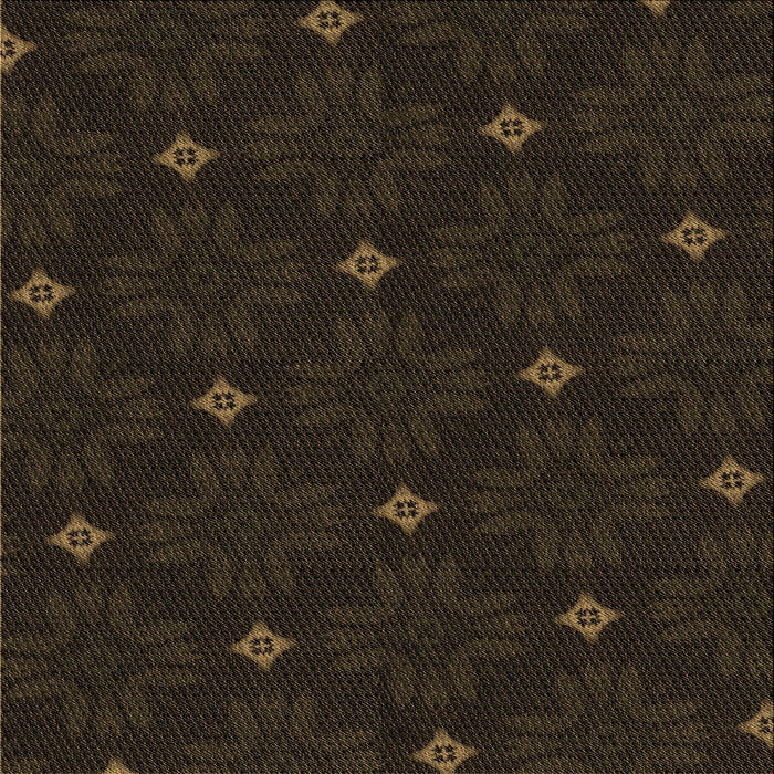 Round Machine Washable Transitional Midnight Gray Rug, wshpat3614brn