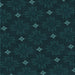 Round Patterned Deep Teal Green Rug, pat3614lblu