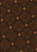 Patterned Dark Bronze Brown Rug, pat3614org