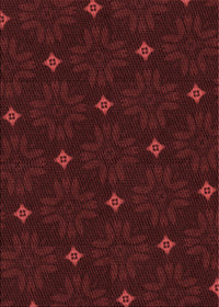 Machine Washable Transitional Tomato Red Rug, wshpat3614rd