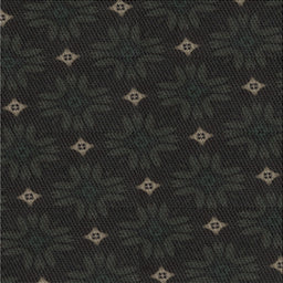Square Patterned Black Novelty Rug, pat3614