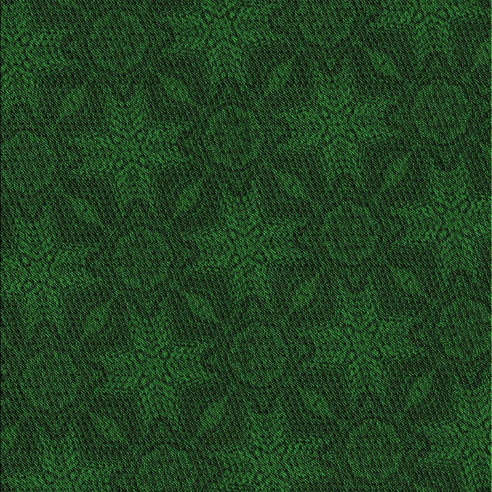 Patterned Green Rug, pat3615grn