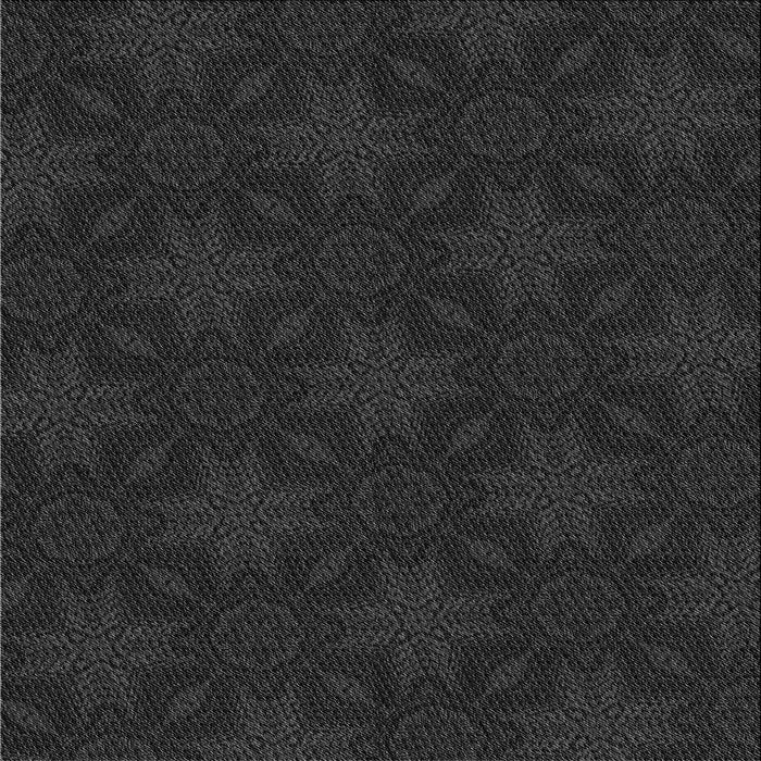 Round Patterned Midnight Gray Rug, pat3615gry