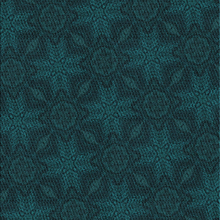 Machine Washable Transitional Teal Green Rug, wshpat3615lblu