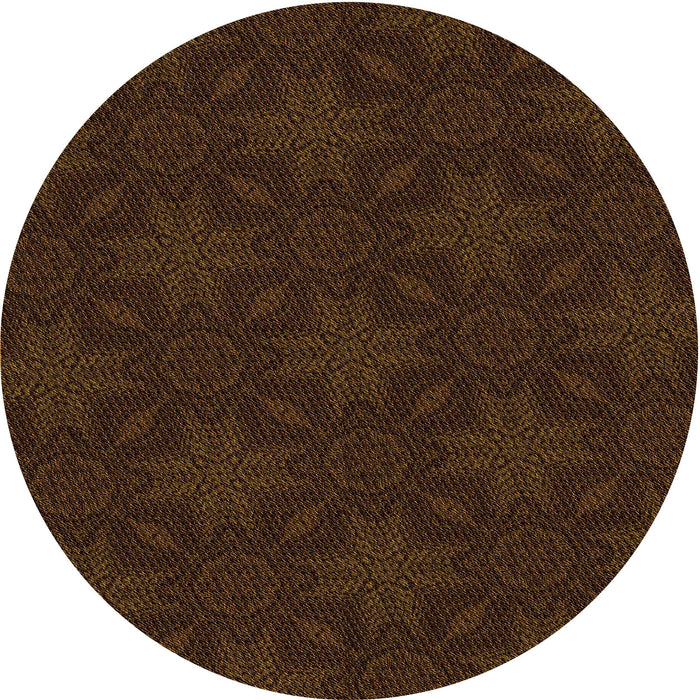Square Machine Washable Transitional Dark Bronze Brown Rug in a Living Room, wshpat3615org