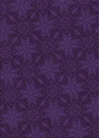 Machine Washable Transitional Deep Purple Rug, wshpat3615pur