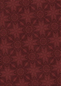 Machine Washable Transitional Night Red Rug, wshpat3615rd