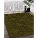 Patterned Dark Bronze Brown Rug in Family Room, pat3615yw