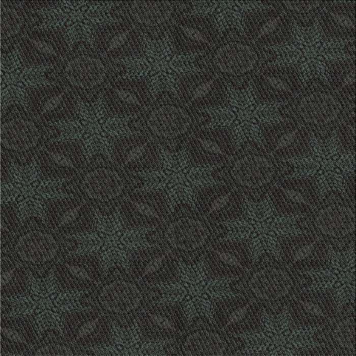 Square Patterned Black Novelty Rug, pat3615