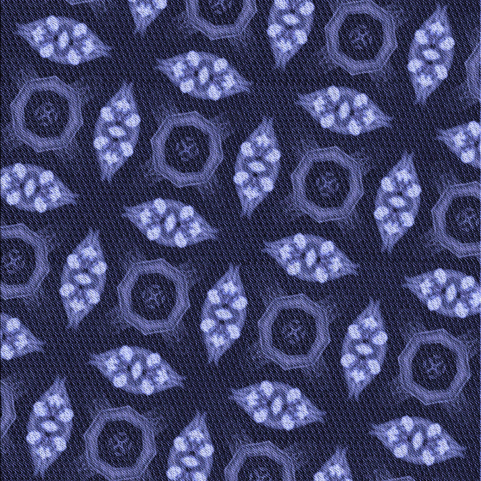 Patterned Night Blue Rug, pat3616blu