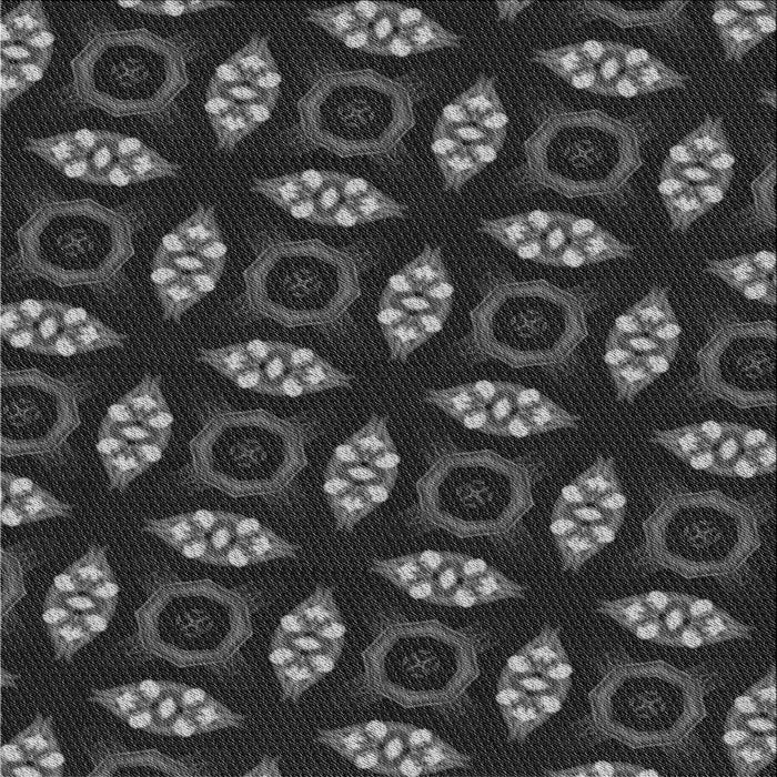 Round Machine Washable Transitional Midnight Gray Rug, wshpat3616gry