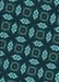 Patterned Deep Teal Green Rug, pat3616lblu