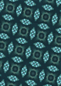 Machine Washable Transitional Deep Teal Green Rug, wshpat3616lblu