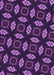 Patterned Dark Orchid Purple Rug, pat3616pur
