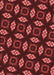 Patterned Red Rug, pat3616rd