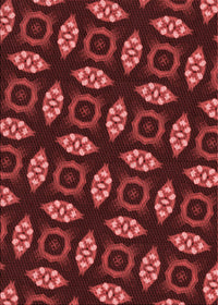 Machine Washable Transitional Red Rug, wshpat3616rd