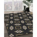 Machine Washable Transitional Army Brown Rug in a Family Room, wshpat3616