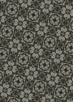 Patterned Sage Green Novelty Rug, pat3617