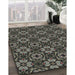 Machine Washable Transitional Sage Green Rug in a Family Room, wshpat3617