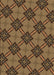 Patterned Cinnamon Brown Rug, pat3618brn