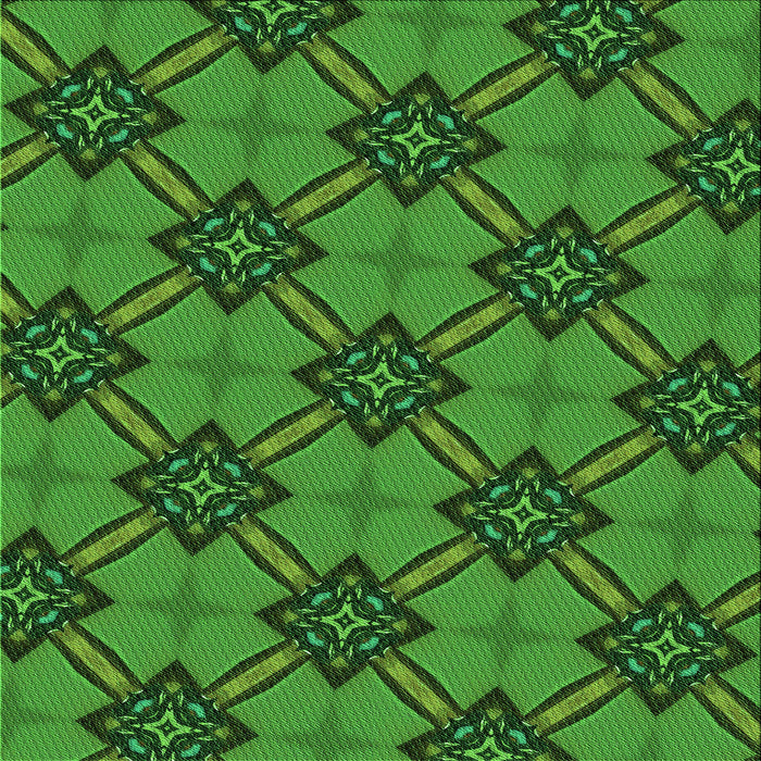 Round Machine Washable Transitional Deep Emerald Green Rug, wshpat3618grn