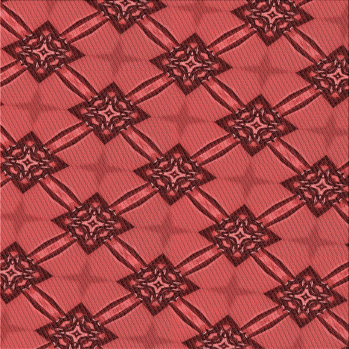 Round Machine Washable Transitional Tomato Red Rug, wshpat3618rd