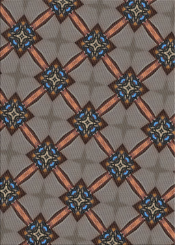 Machine Washable Transitional Milk Chocolate Brown Rug, wshpat3618