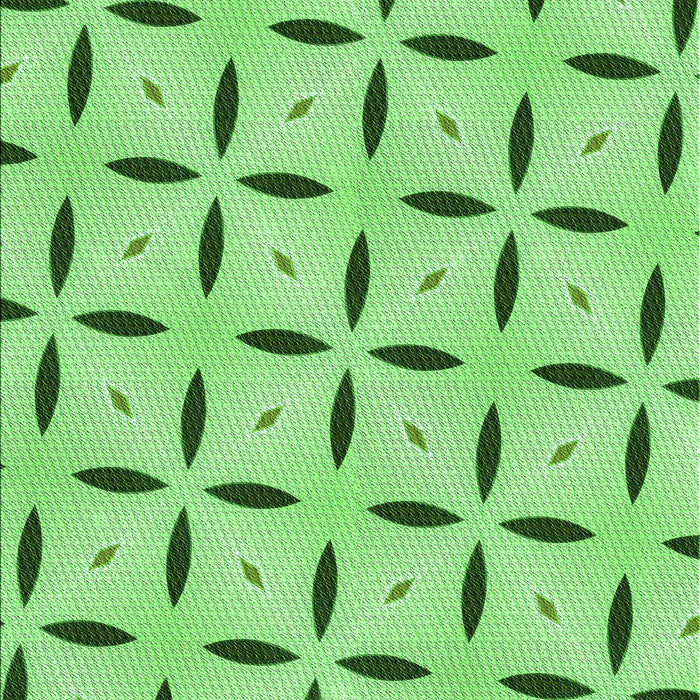 Patterned Jade Green Rug, pat3619grn