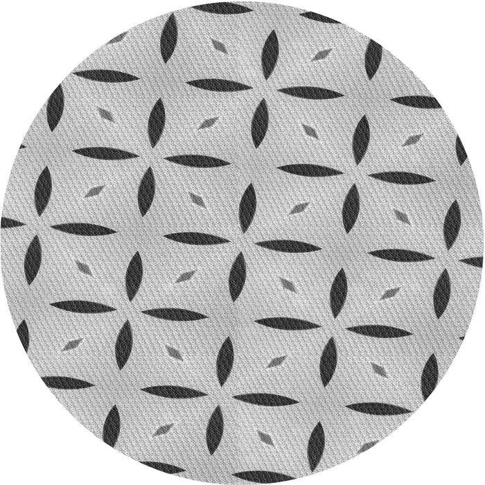 Square Machine Washable Transitional Gray Rug in a Living Room, wshpat3619gry