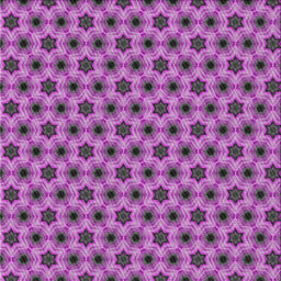 Square Patterned Orchid Purple Novelty Rug, pat361