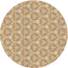 Square Patterned Light Brown Rug, pat362brn