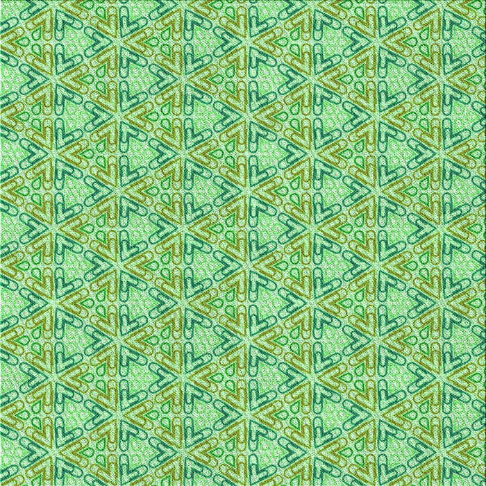 Round Machine Washable Transitional Jade Green Rug, wshpat362grn